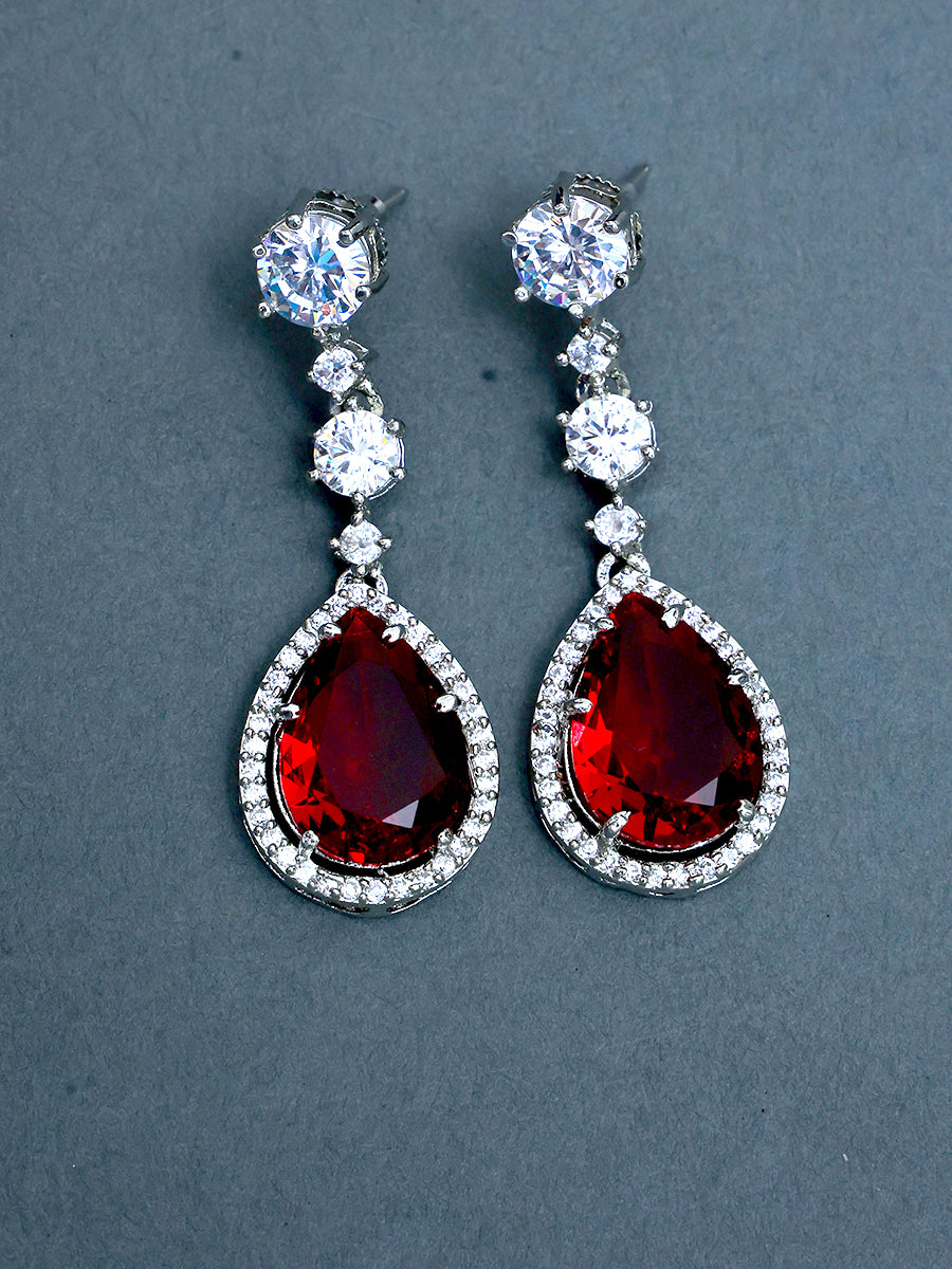 DIPIKA RUBY ZIRCONIA JEWELLERY SET