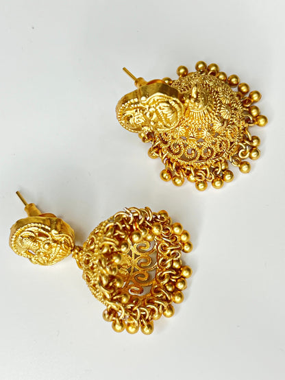 AARADHYA GOLD TEMPLE JEWELLERY SET