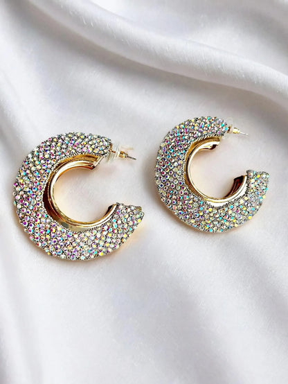 SERENA DIAMOND HOOPS