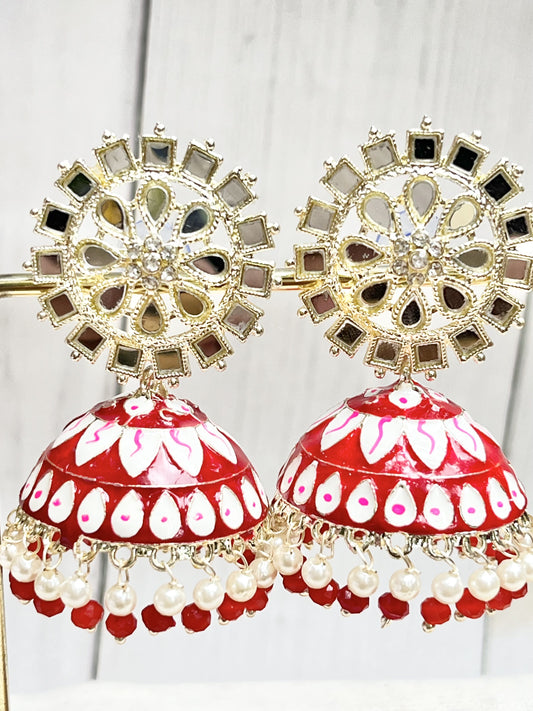 Red Jhumka