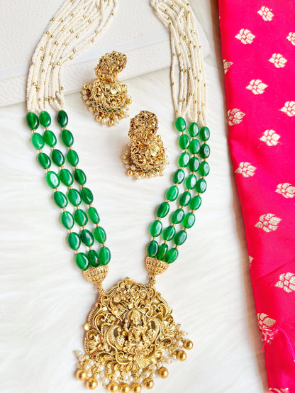 SHAHARA TEMPLE JEWELLERY SET