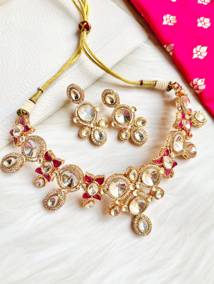 KAASHI GOLD KUNDAN JEWELLERY SET