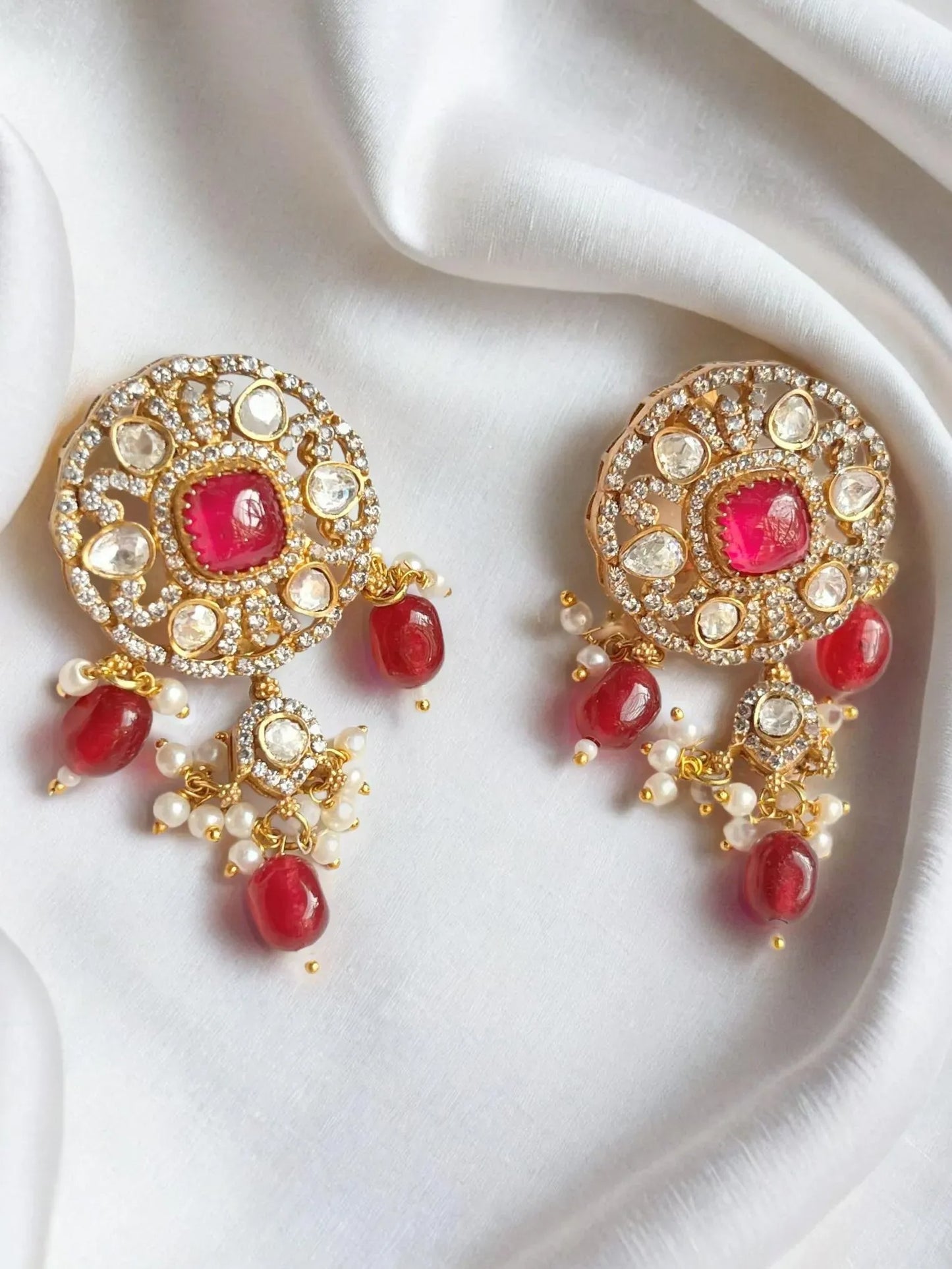 SHEHRISH RUBY KUNDAN NECKLACE