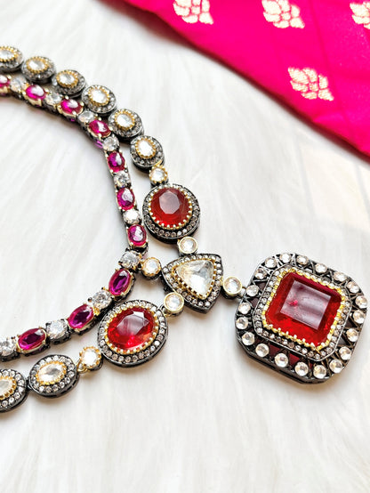 PRIYANSHI RUBY JEWELLERY SET