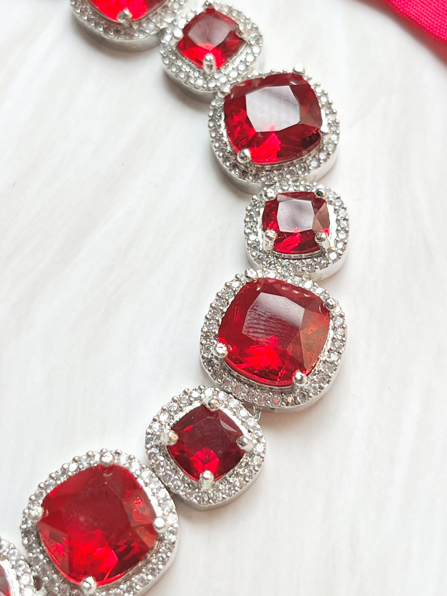 MILA RUBY ZIRCONIA SET