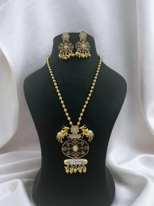 SEHRISH BLACK NECKLACE SET