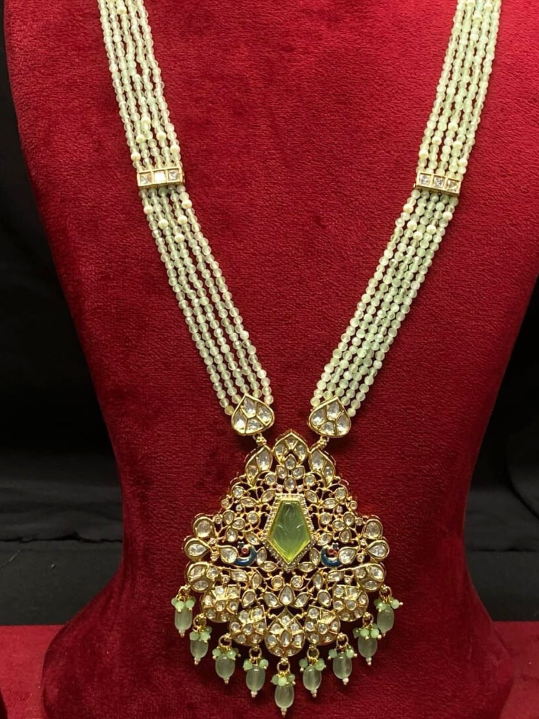 PRANAYA MINT JEWELLERY SET