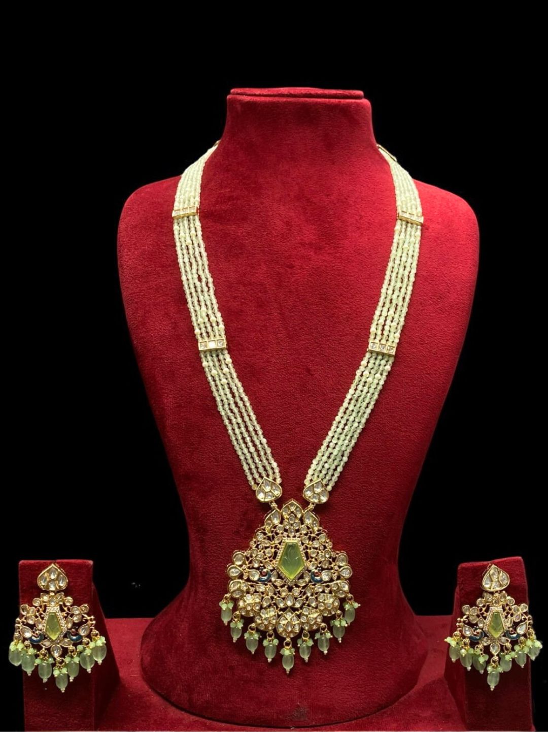 PRANAYA MINT JEWELLERY SET