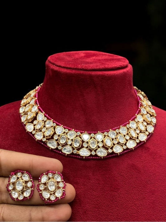 ISHANI RANI KUNDAN JEWELLERY SET