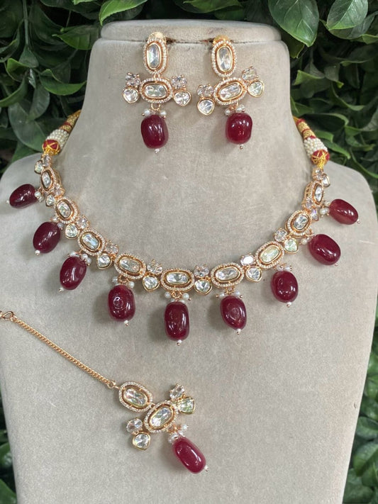 VAANYA RUBY JEWELLERY SET