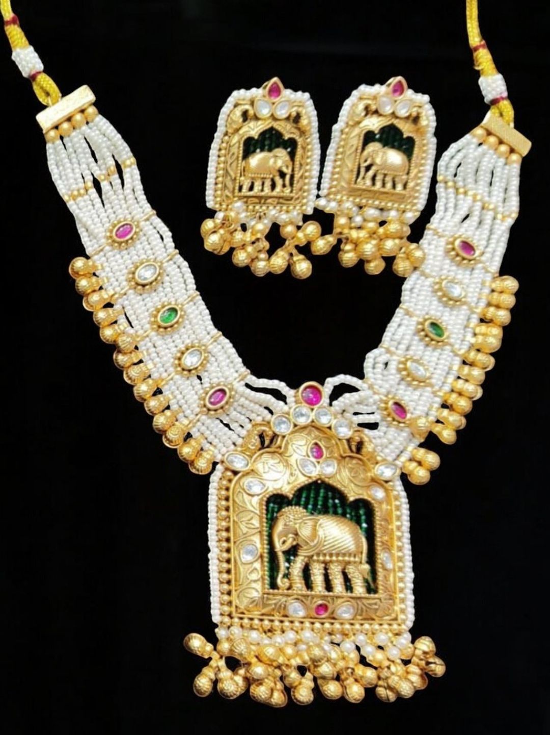 CHARVI RAJWADI JEWELLERY SET