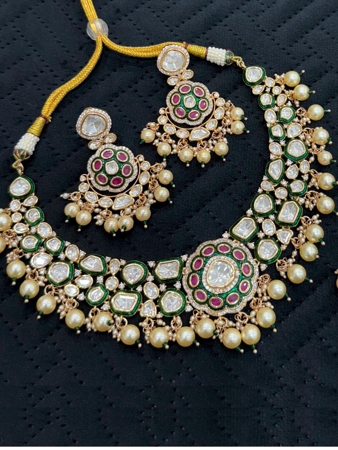 PREMIUM KUNDAN JEWELLERY SET