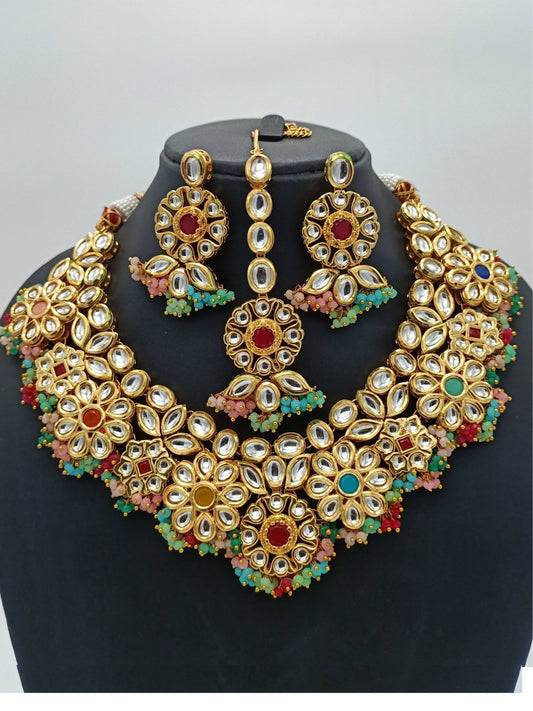 KASTURI KUNDAN JEWELLERY SET