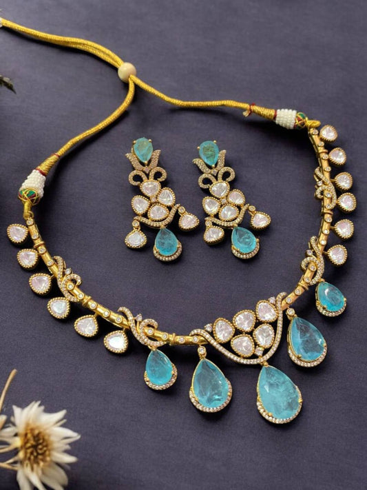 MEENAKSHI KUNDAN JEWELLERY SET