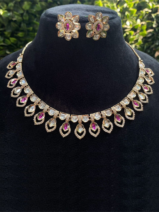 NEELA RANI KUNDAN JEWELLERY SET