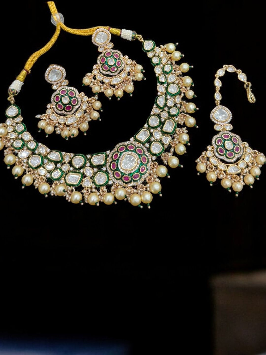 PREMIUM KUNDAN JEWELLERY SET