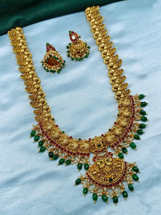 SAKSHI TEMPLE JEWELLERY SET