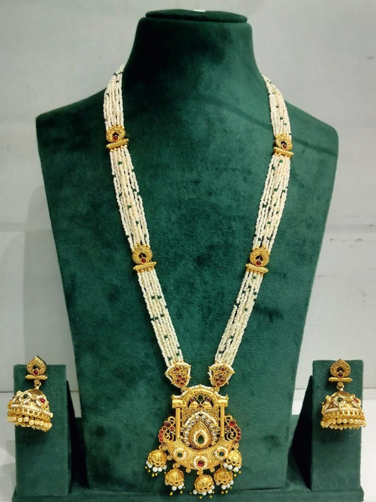 MANIKYA RAJWADI JEWELLERY SET