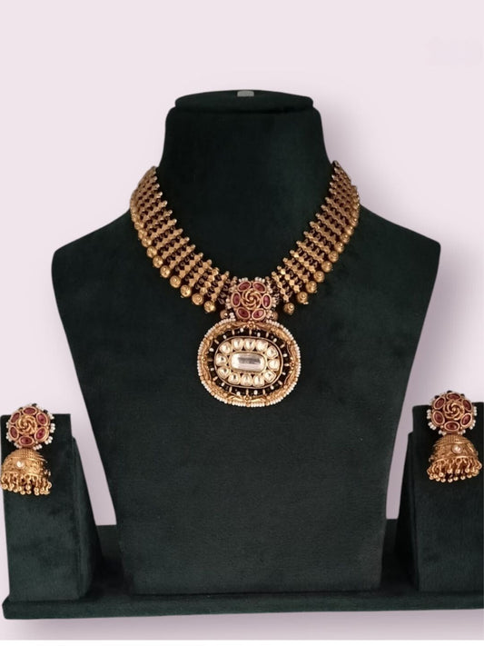 RAINA RAJWADI JEWELLERY SET