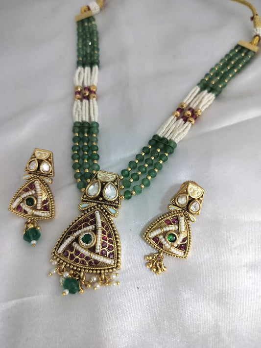 AURORA RAJWADI JEWELLERY SET