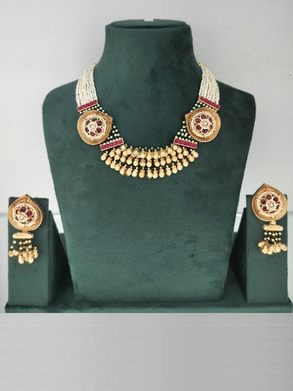 AADHYA RAJWADI JEWELLERY SET