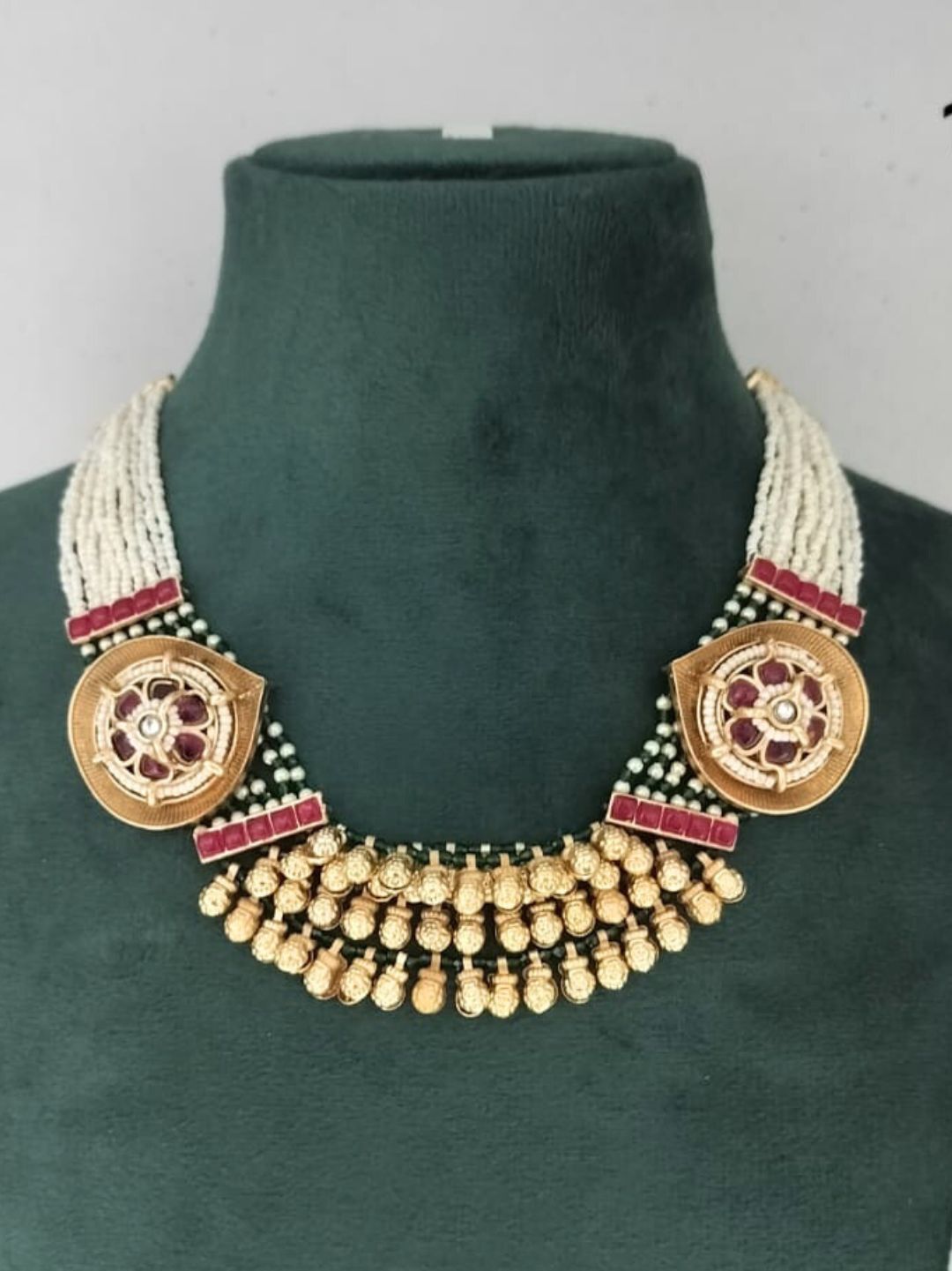 AADHYA RAJWADI JEWELLERY SET