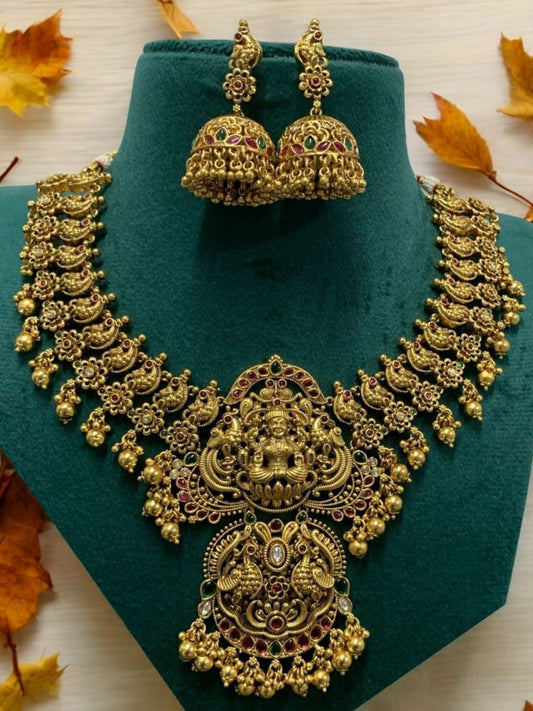 DEVIKA GODDESS TEMPLE JEWELLERY SET