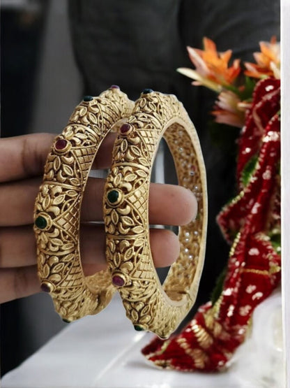 KALPANA GOLD TEMPLE BANGLES