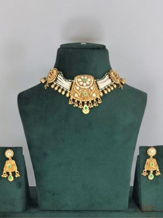 KANIKA RAJWADI JEWELLERY SET