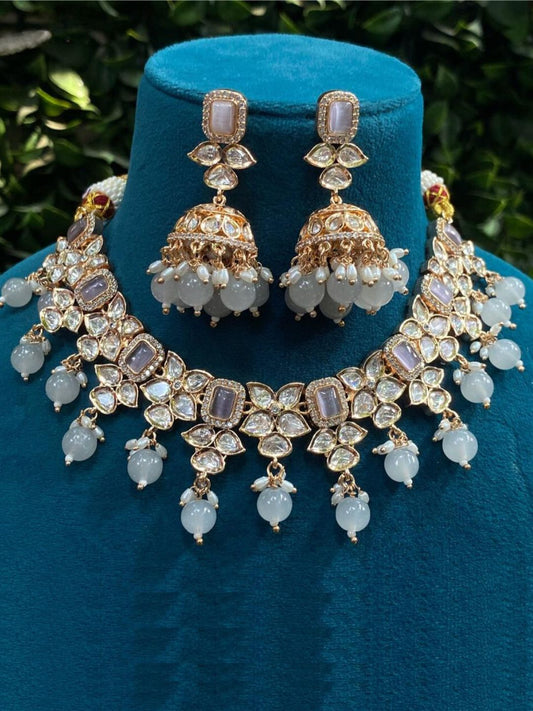 KAMYA KUNDAN JEWELLERY SET