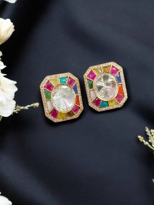 MARIELLA MULTI KUNDAN STUDS