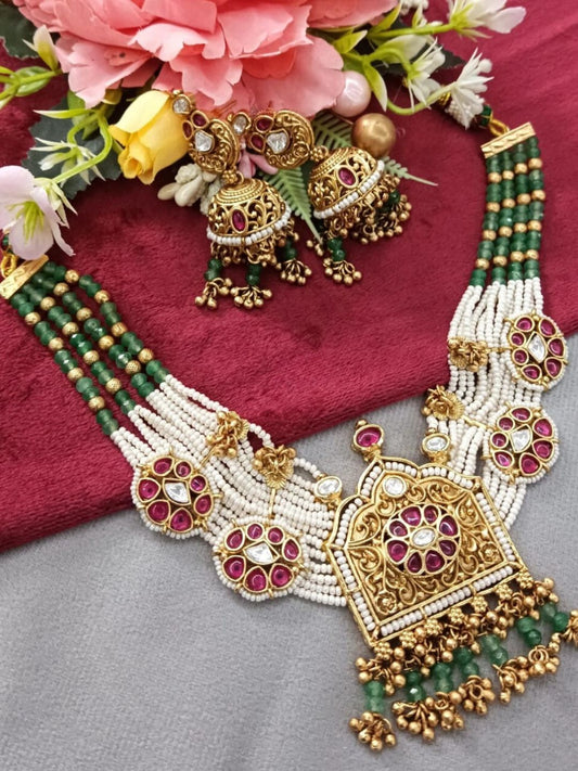 MEHAR RAJWADI JEWELLERY SET