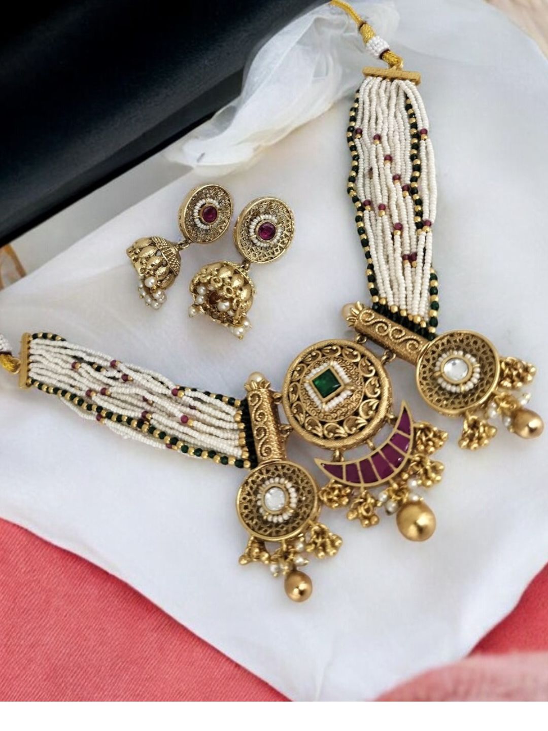 BAHIRA RAJWADI JEWELLERY SET