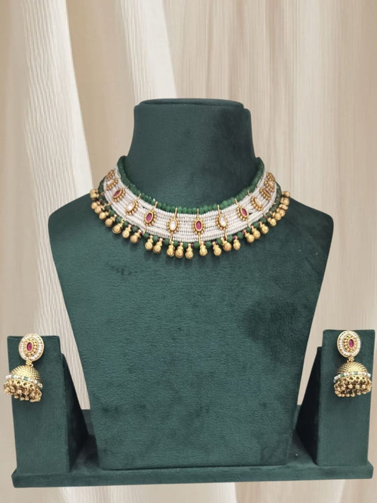 TAMARA RAJWADI JEWELLERY SET