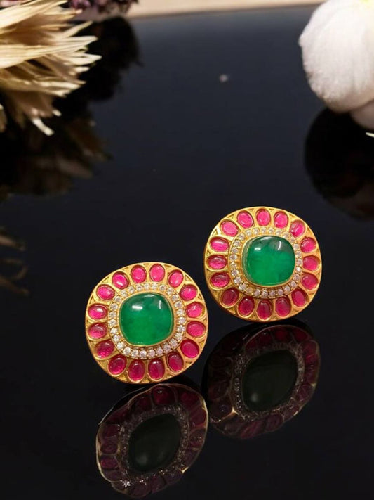 INDRAJA MULTI KUNDAN STUDS