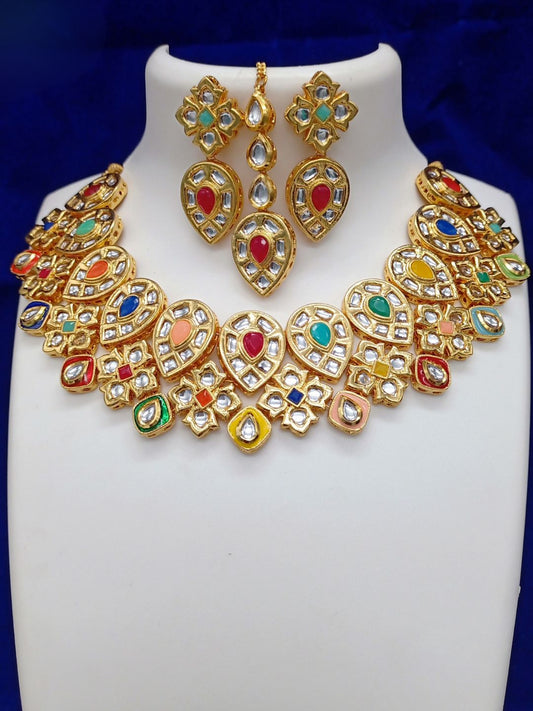 MEGHMALA KUNDAN JEWELLERY SET