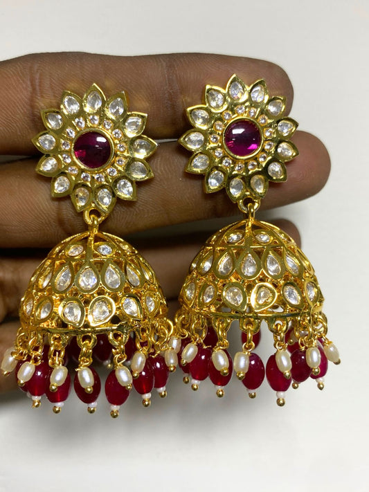 RUBY KUNDAN JHUMKI