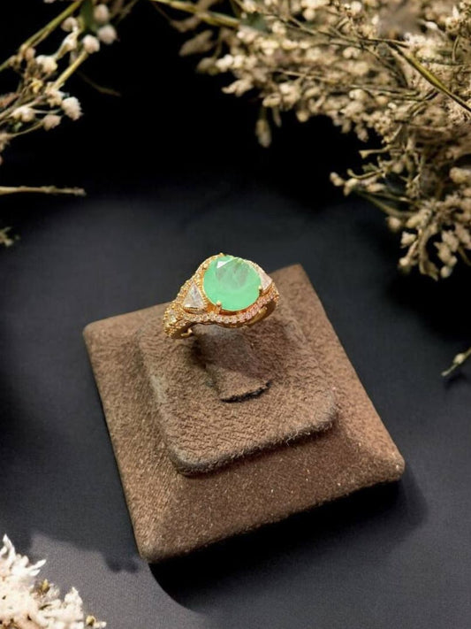 MINT GLOW ADJUSTABLE RING