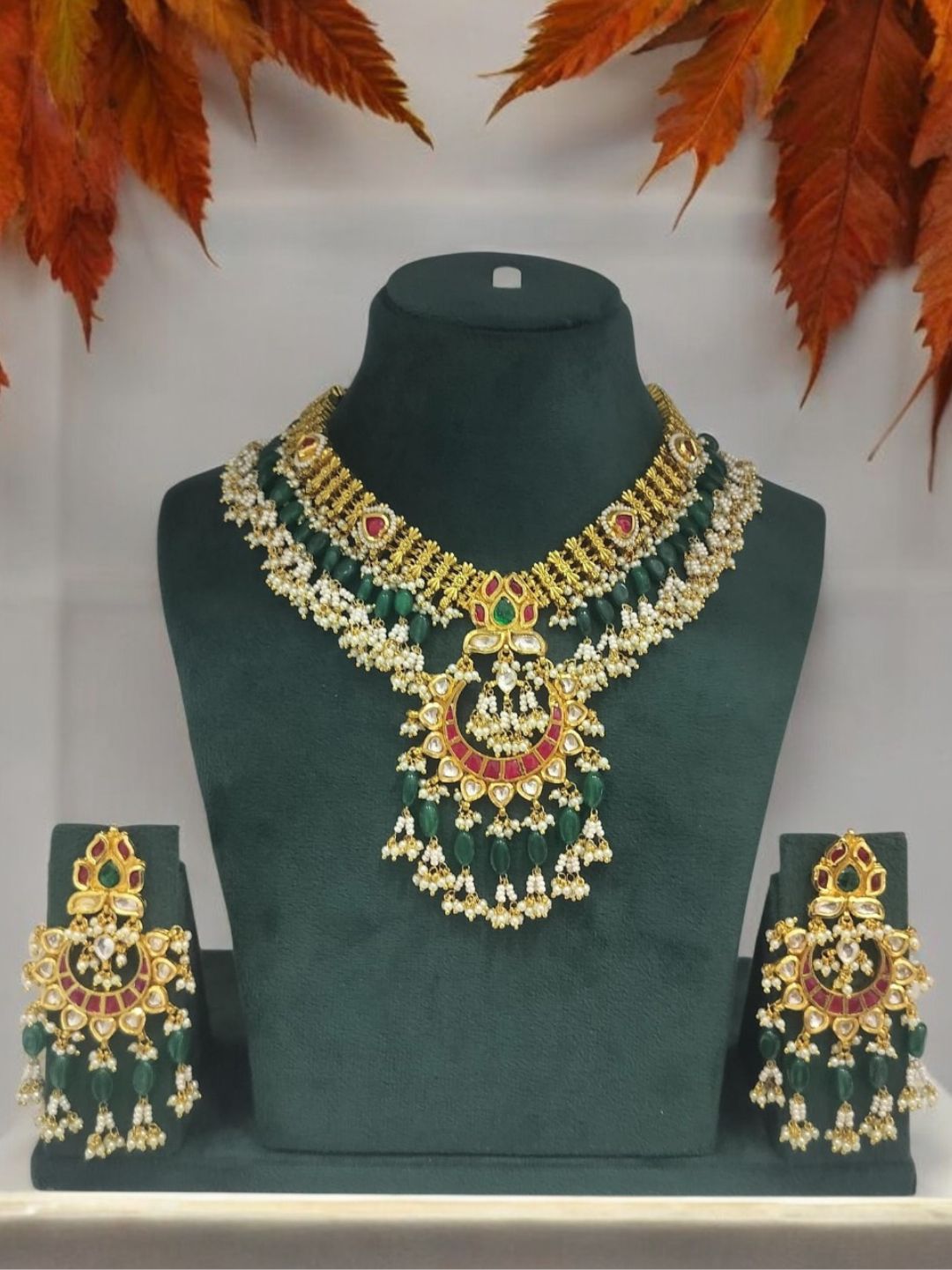 BAHIRA RAJWADI JEWELLERY SET