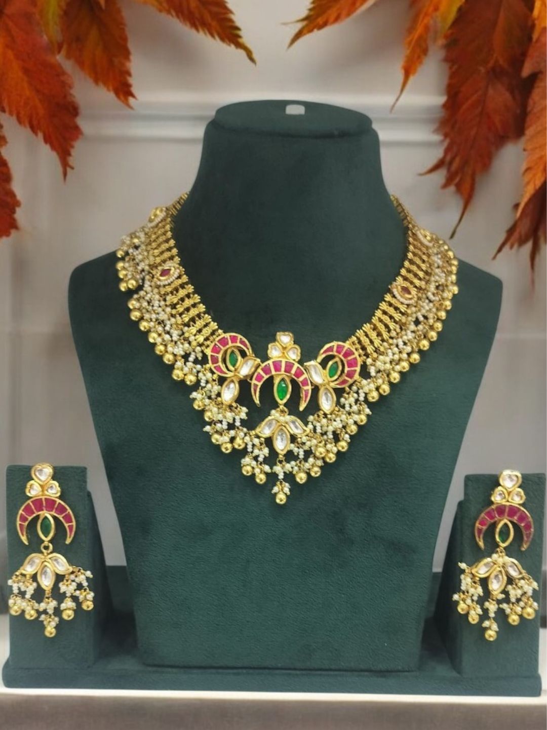 AMIRA RAJWADI JEWELLERY SET