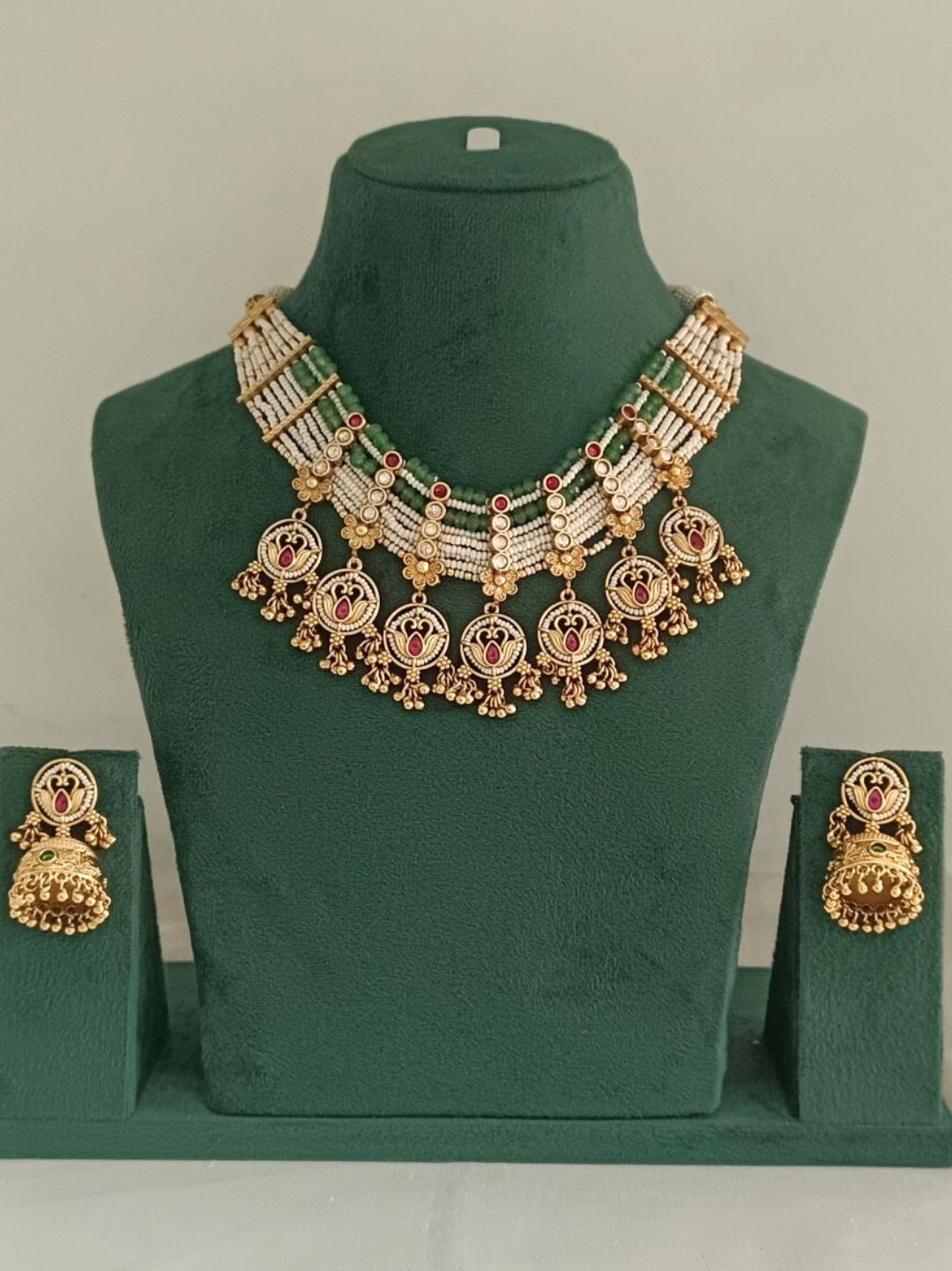 RUDALI RAJWADI JEWELLERY SET