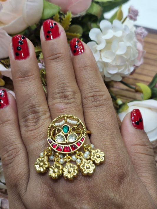 SUNITA KUNDAN ADJUSTABLE RING