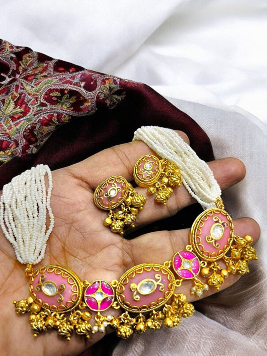 AASHVI RAJWADI JEWELLERY SET