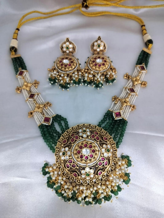 DARPITA RAJWADI JEWELLERY SET