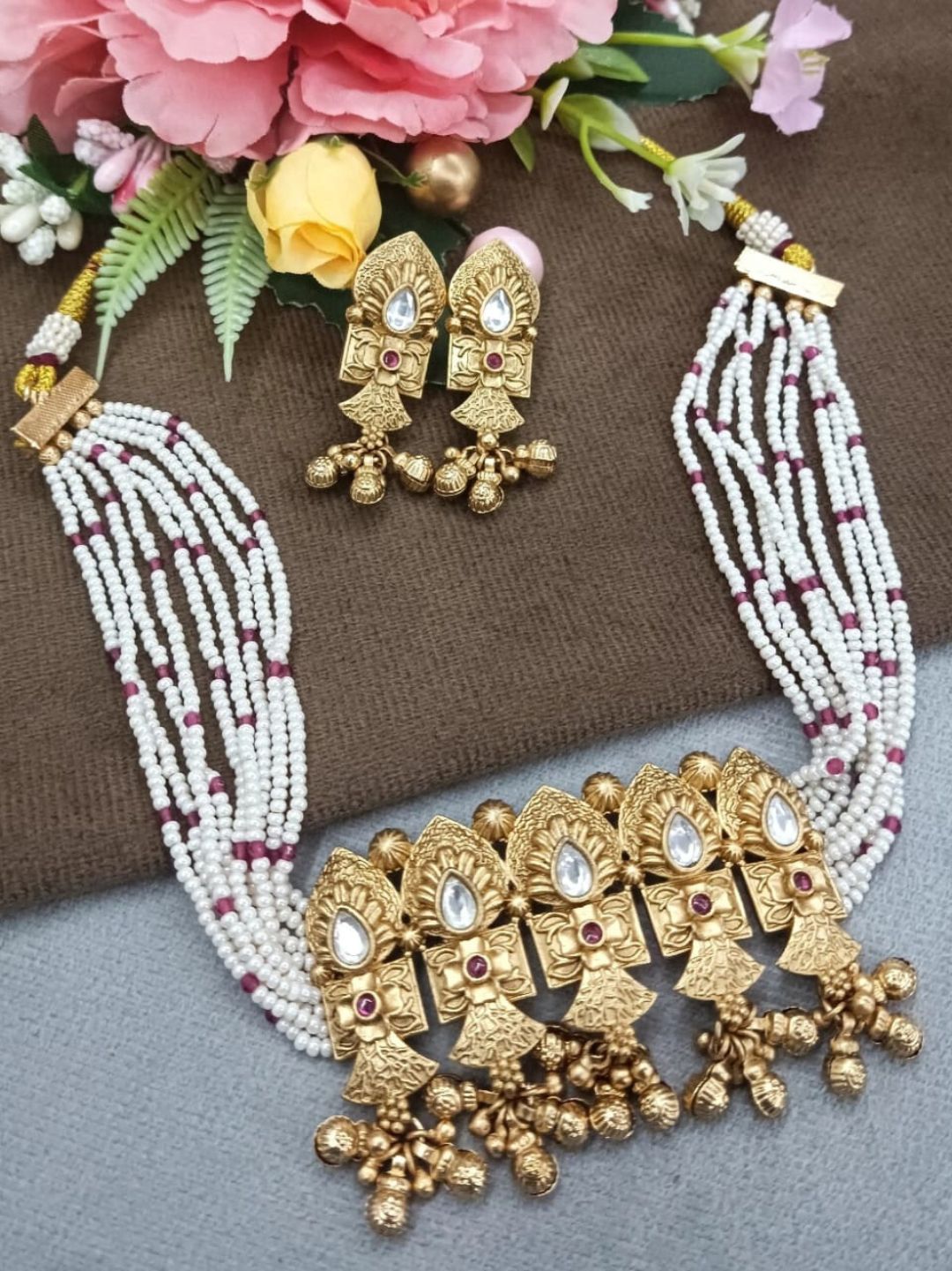 KRITI RAJWADI JEWELLERY SET