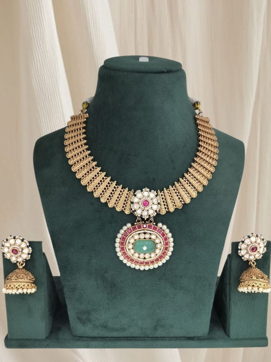 RAINA RAJWADI JEWELLERY SET