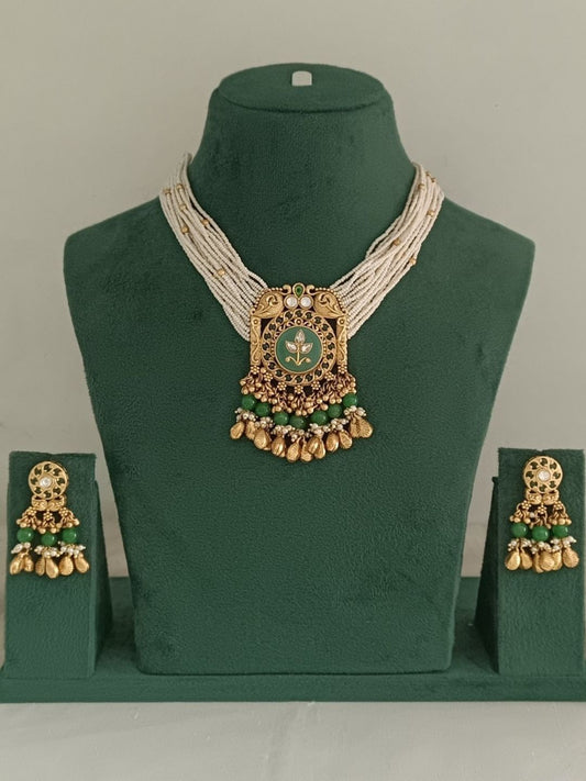 NILOUFER RAJWADI JEWELLERY SET