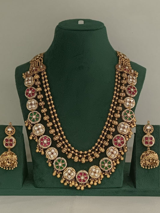 MUGHALI RAJWADI JEWELLERY SET