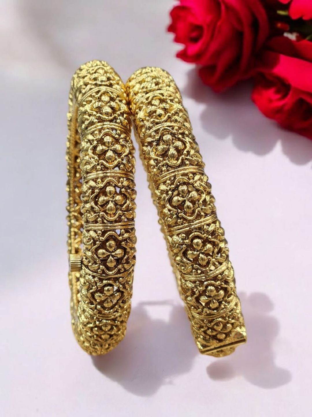 REKHA TIMELESS GOLD BANGLES