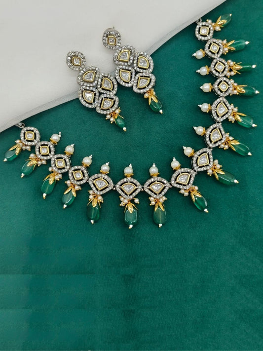 CHITRALEKHA EMERALD JEWELLERY SET